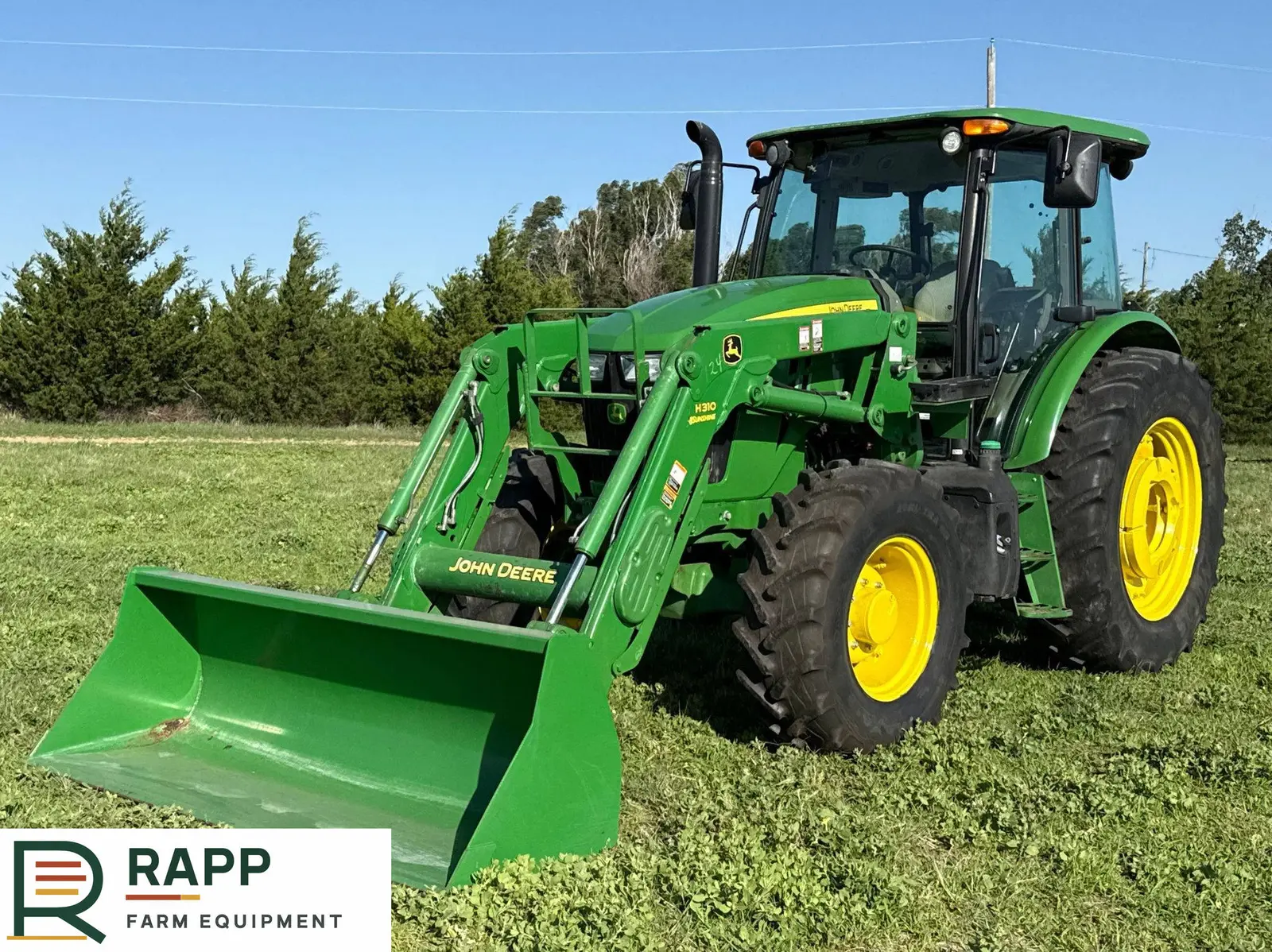 2016 John Deere 6120E MFWD tractor photo 1