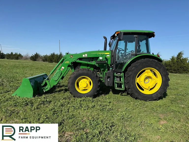2016 John Deere 6120E MFWD tractor photo 2