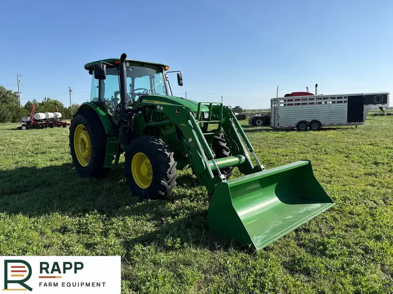 2016 John Deere 6120E MFWD tractor photo 7