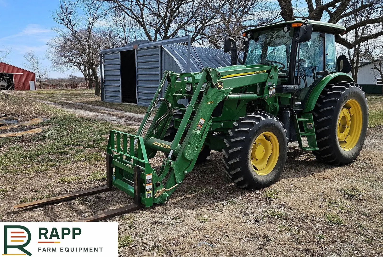 2014 John Deere 6140D MFWD tractor photo 1