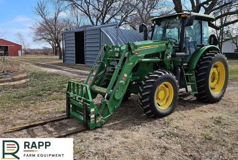 2014 John Deere 6140D MFWD tractor photo 1