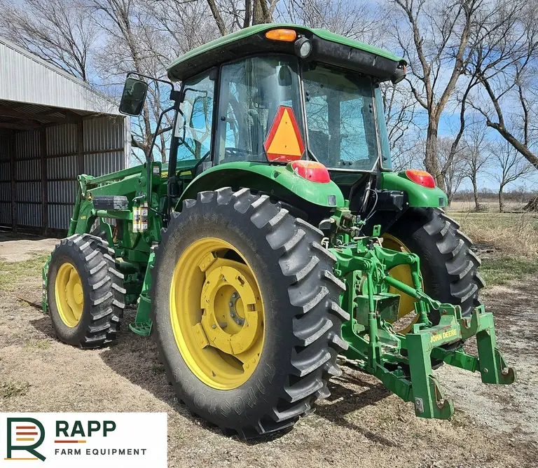2014 John Deere 6140D MFWD tractor photo 3