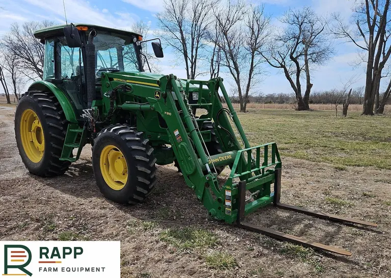 2014 John Deere 6140D MFWD tractor photo 7